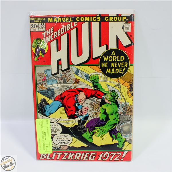 MARVEL COMICS THE INCREDIBLE HULK