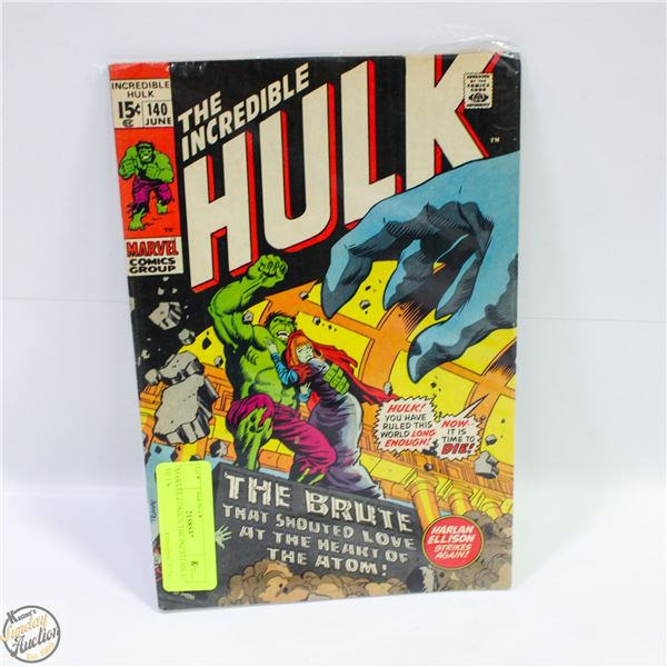 MARVEL COMICS THE INCREDIBLE HULK