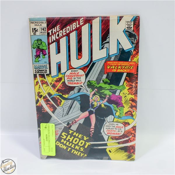 MARVEL COMICS THE INCREDIBLE HULK