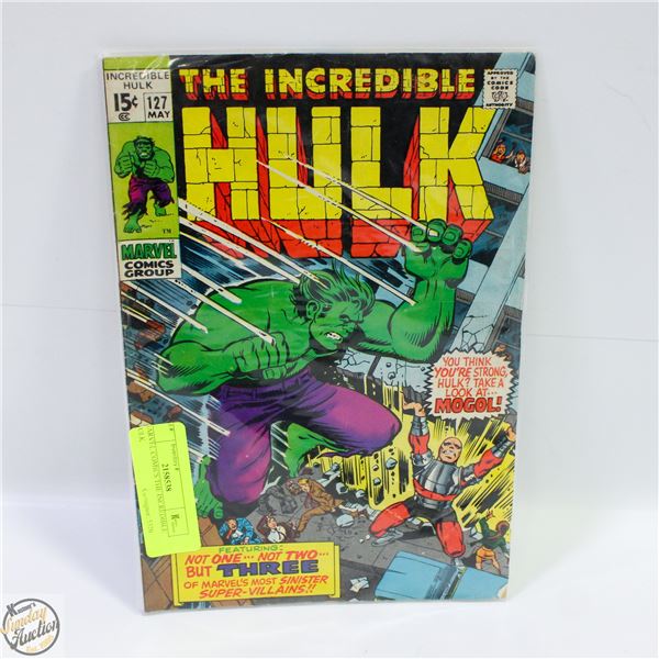 MARVEL COMICS THE INCREDIBLE HULK