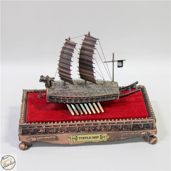 MINI KOREAN BRONZE REPLICA TURTLE