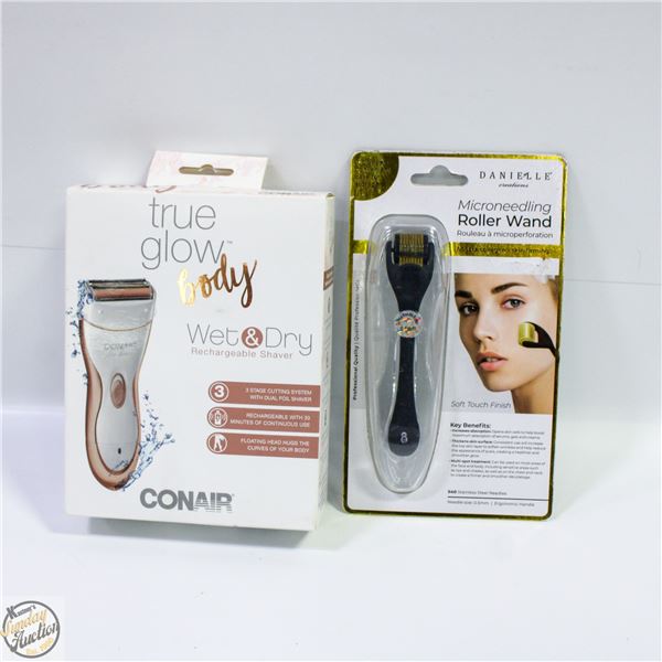 NEW 2 ITEM'S CONAIR TRUE GLOW BODY