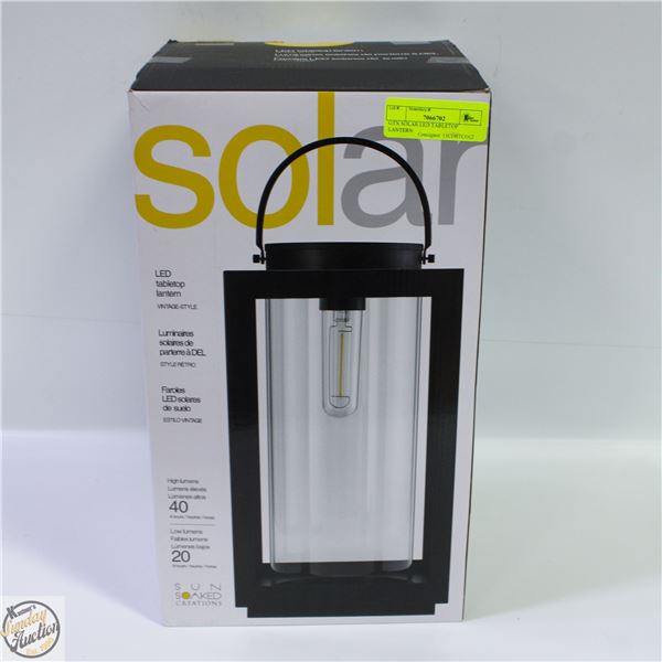 GTX SOLAR LED TABLETOP LANTERN