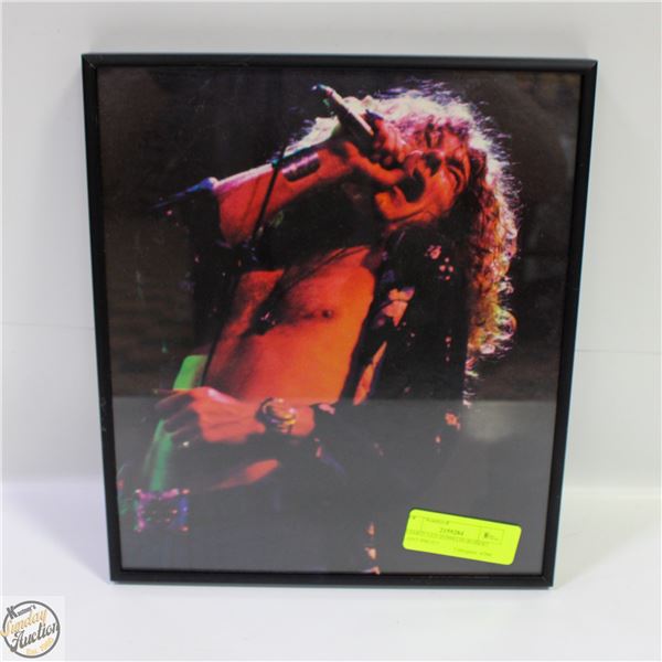 FRAMED LED ZEPPELIN ROBERT PLANT PHOTO