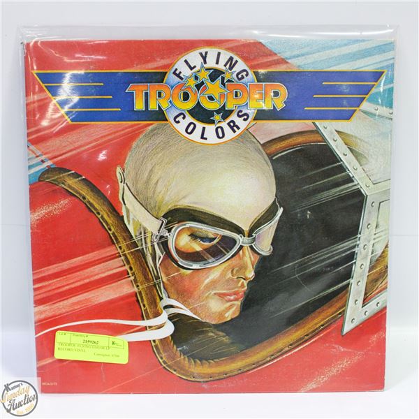 TROOPER FLYING COLOR LP RECORD VINYL