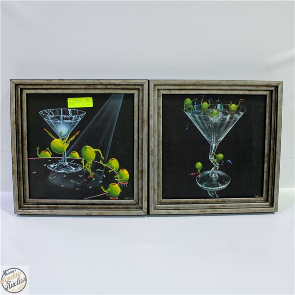 FRAMED MICHAEL GODARD PRINTS "OLIVES