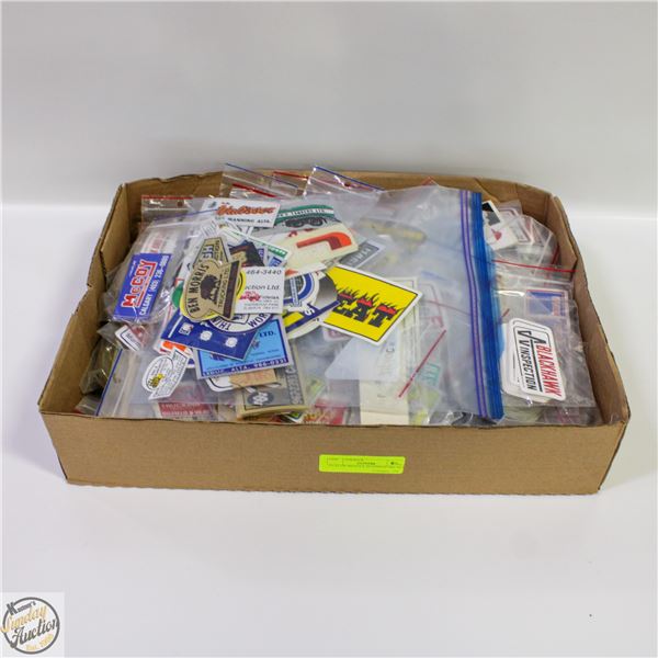 FLAT OF MOSTLY BUSINESS DECALS