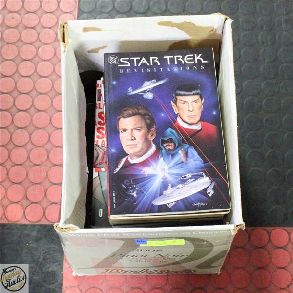 GRAPHIC NOVELS- BOX OF MOSTLY STAR TREK+ STAR WARS