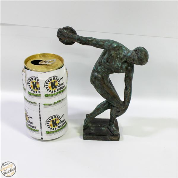 2.6LBS SOLID BRONZE DISCOBOLUS MYRON