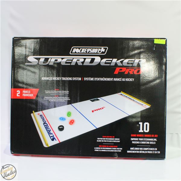 SUPERDEKER PRO 2 PANEL HOCKEY TRAINING SYSTEM