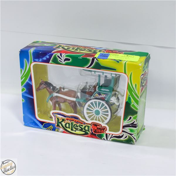 ESTATE MODEL HORSE + BUGGY NEW UNOPENED