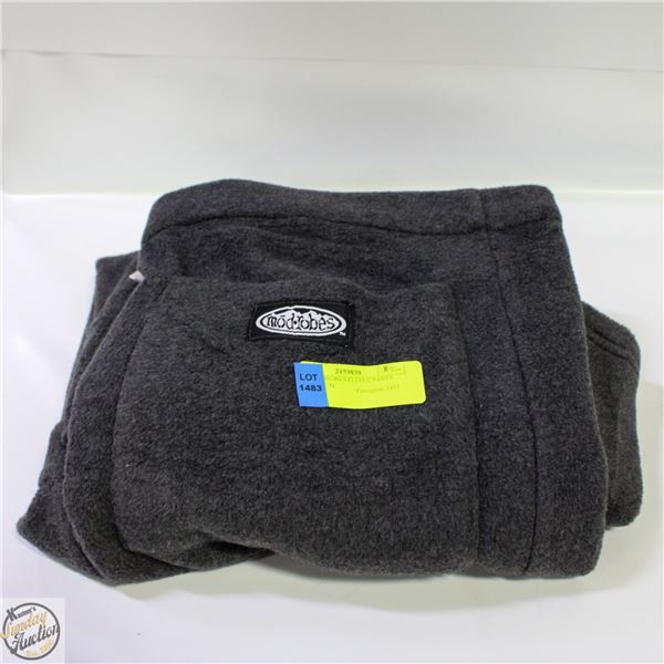 NEW MODROBES FLEECE PANTS GREY SIZE M