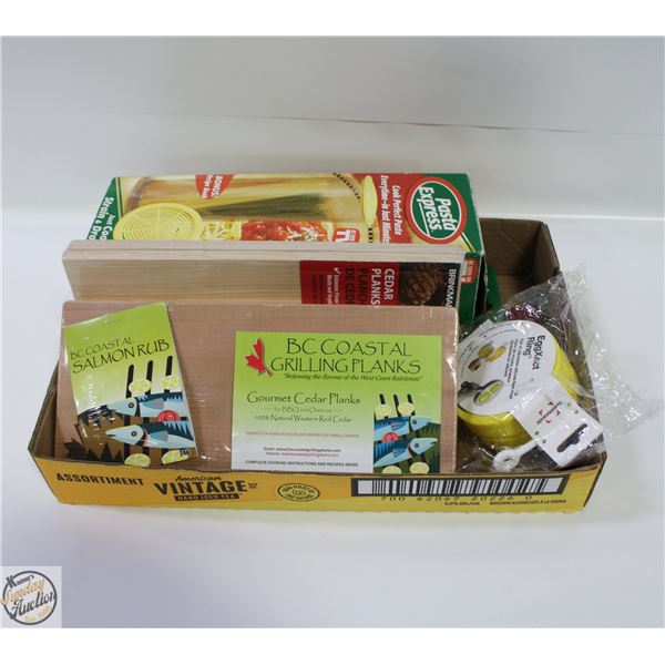 FLAT OF NEW UNUSED KITCHEN USE-FUL ITEMS