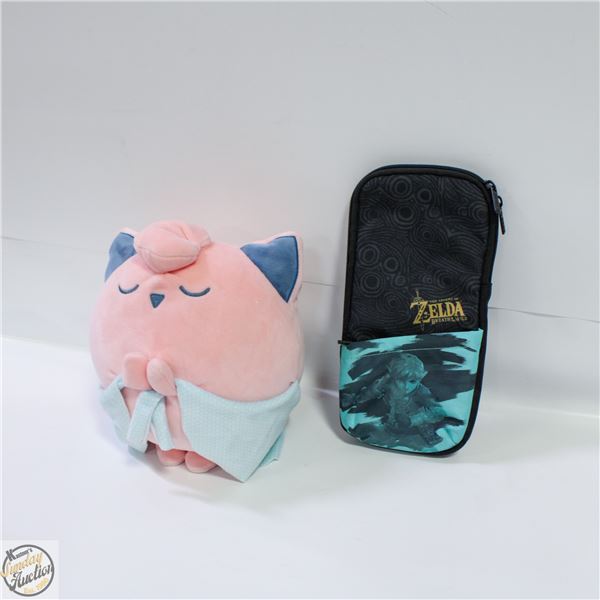 ZELDA NINTENDO SWITCH ZIPPERED CASE +