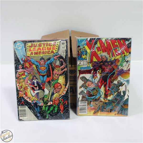 BOX OF 150 USED/MIXED LOT COMICS