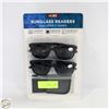 Image 1 : NEW SUNGLASS READERS 2 PK +1.50 WITH CASES