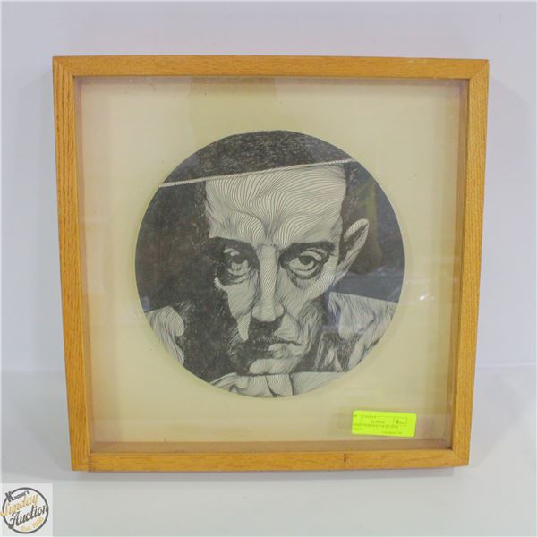 FRAMED PORTRAIT OF BUSTER KEATON