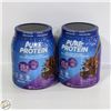 Image 1 : 2 PURE PROTEIN 100% WHEY PROTEIN 907G EACH