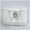 Image 1 : THREADMILL 100% COTTON QUEEN SZ BLANKET WHITE