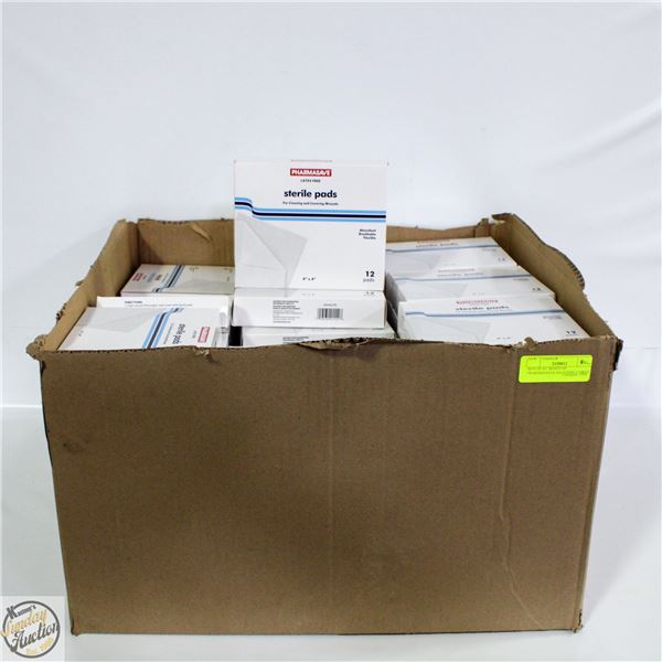 BOX OF 60+ BOXES OF PHARAMASAVE 4X4 STERILE FIRST-