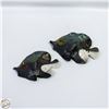 Image 1 : TWO CERAMIC FISH WALL DECOR