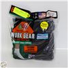 Image 1 : SHORT BOOT CREW SOCKS BLACK 12-16 SIZE 6-PACK