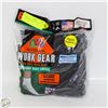 Image 1 : SHORT BOOT CREW SOCKS BLACK 12-16 SIZE 6-PACK
