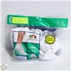 Image 1 : ANKLE SOCKS WHITE 6-12 SIZE 6-PACK FRUIT OF THE