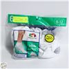Image 1 : ANKLE SOCKS WHITE 6-12 SIZE 6-PACK FRUIT OF THE