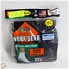 Image 1 : SHORT BOOT CREW SOCKS BLACK 12-16 SIZE 6-PACK
