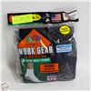 Image 1 : SHORT BOOT CREW SOCKS BLACK 12-16 SIZE 6-PACK