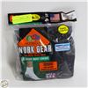 Image 1 : SHORT BOOT CREW SOCKS BLACK 12-16 SIZE 6-PACK