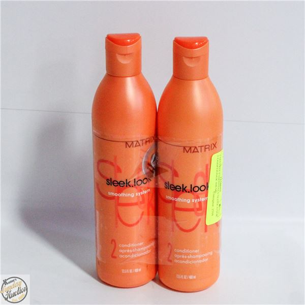 2 MATRIX ESSENTIALS SLEEK-LOOK CONDITIONER 400 ML