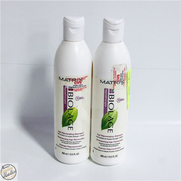 2 MATRIX BIOLAGE AGE REJUVENATING SHAMPOO 400ML