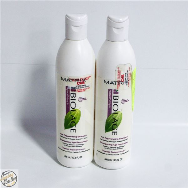 2 MATRIX BIOLAGE AGE REJUVENATING SHAMPOO 400ML