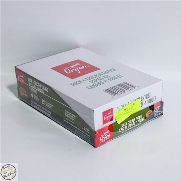 CASE OF 12 CAT FOOD DUCK & CHICKEN 155G BB 10/25.