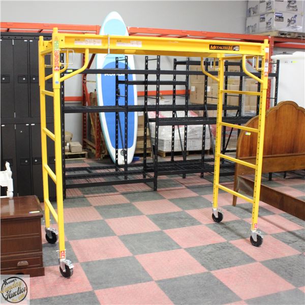 YELLOW SCAFFOLDING UNIT