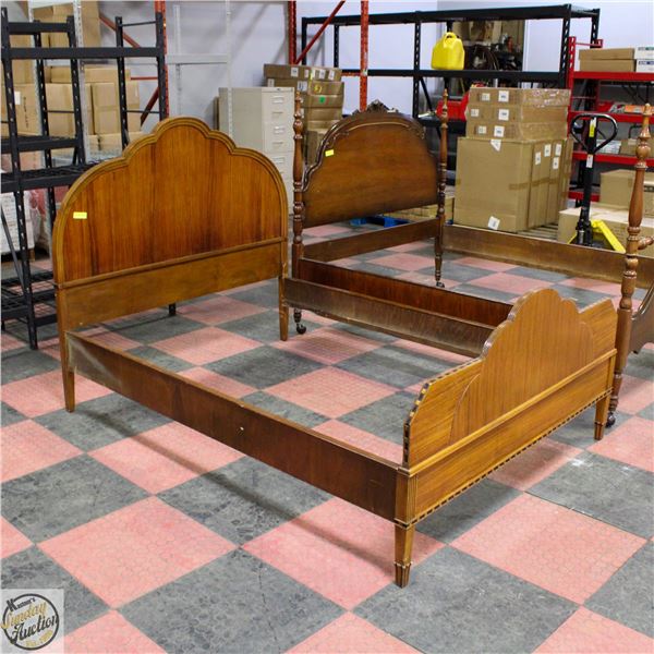 SOLID WOOD DOUBLE SIZED BED FRAME
