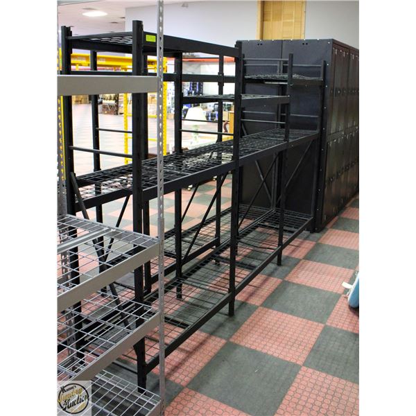 MATTE BLACK COMMERCIAL STYLE RACKING