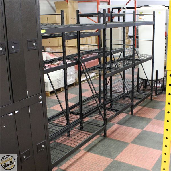MATTE BLACK COMMERCIAL STYLE RACKING