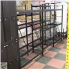 Image 1 : MATTE BLACK COMMERCIAL STYLE RACKING