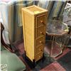 Image 1 : 5 DRAWER WICKER DRAWER STORAGE WITH