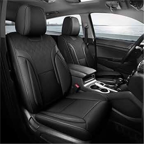 BRAND NEW FEINEPRO BLACK CAR SEAT COVERS 2PC