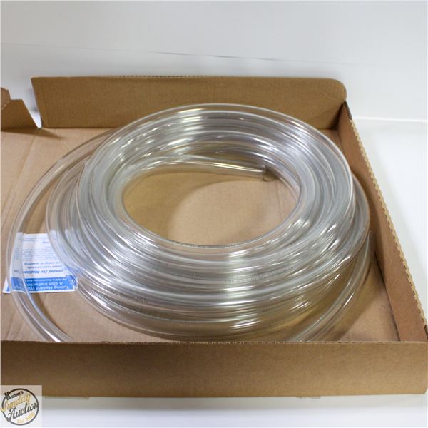 VINYL TUBING CLEAR ¾” ID X 1/8” WALL (50 FT)