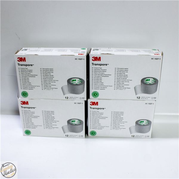 4 PACKS OF 3M TRANSPORE TAPE CAT# 1427-1