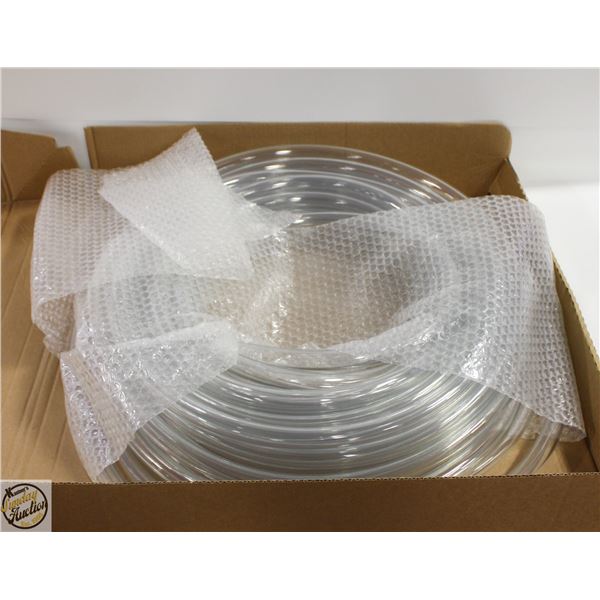 VINYL TUBING CLEAR 5/8” ID X 1/8” WALL (100FT)