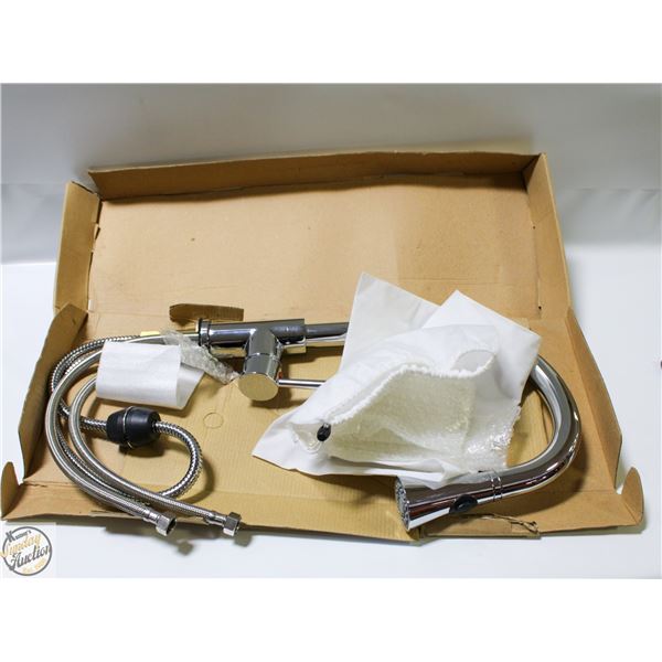 NEW STAINLESS STEEL SINGLE HANDLE PULLDOWN KITCHEN