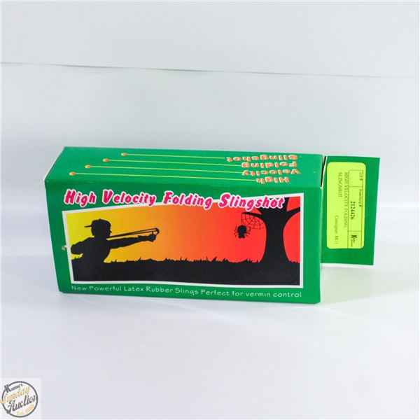 HIGH VELOCITY FOLDING SLINGSHOT