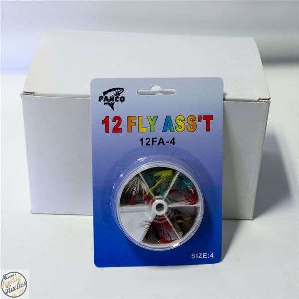 CASE OF 10 X 12 FLY FISHING FLIES