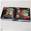 Image 1 : 2 X STAR WARS STYLE YODA BUILDING SETS X 195 PCS
